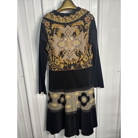 Anthropologie Basil & Maude Long Gypsy Boho Duster Size Small EUC - Picture 3 of 9